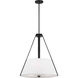 Brewster 3 Light 22 inch Black Pendant Ceiling Light