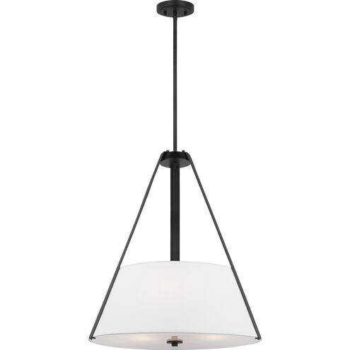 Brewster 3 Light 22 inch Black Pendant Ceiling Light