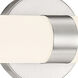 Aqua LED 19.25 inch Brushed Steel Vanity Light Wall Light