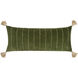 Velvet Kantha 36 inch Pillow Kit, Lumbar