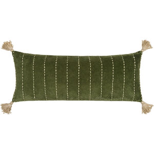 Velvet Kantha 36 inch Pillow Kit, Lumbar