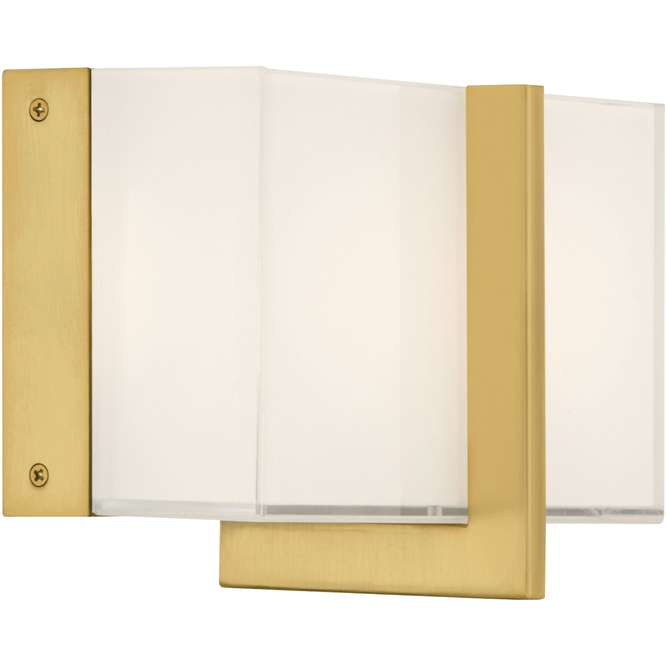 High Rise LED 8.5 inch Legacy Brass Bath Bar Wall Light