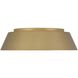 Pez LED 15 inch Painted Brass Outdoor Flush Mount