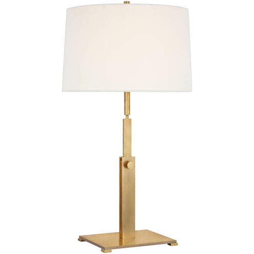 Ray Booth Cadmus 26.5 inch 15.00 watt Antique Brass Adjustable Table Lamp Portable Light, Large