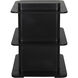 Concoction 28 X 26 inch Matte Black Side Table