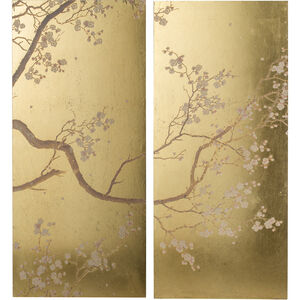 Cherry Blossom Gold Leaf/Pink Wall Art