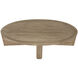 Bast 68 X 36 inch Washed Walnut Coffee Table