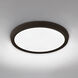 Argo 1 Light 11 inch Black Flush Mount Ceiling Light
