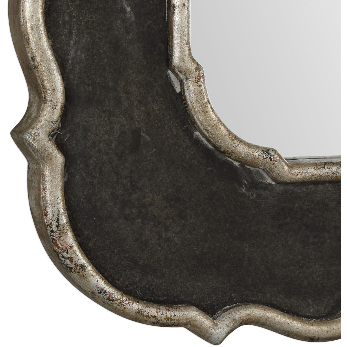 Bellano 42 X 32 inch Aged Black Mirror