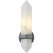 Valencia 1 Light 3.63 inch Urban Bronze Bath Vanity Light Wall Light in Urban Bronze and Alabaster