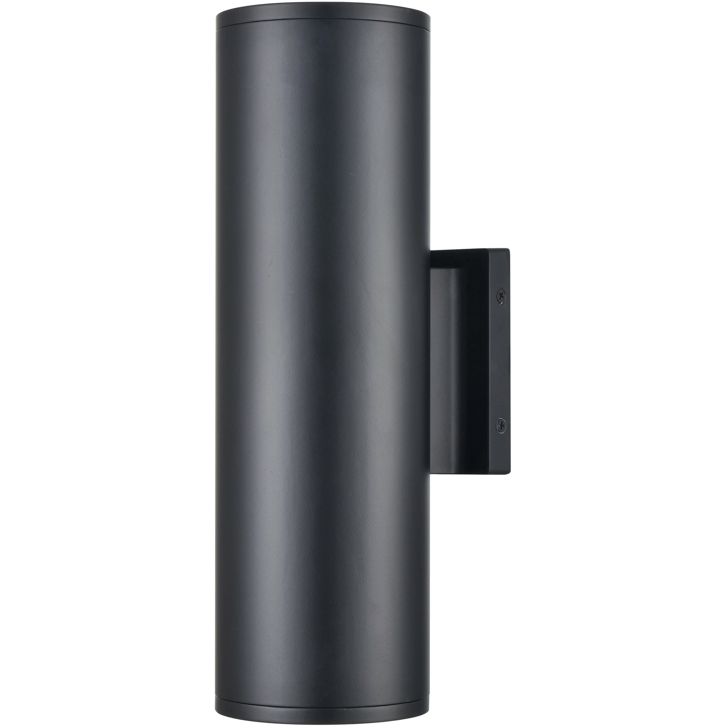 Vegas 2 Light 14 inch Matte Black Outdoor Wall Sconce