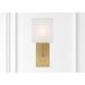 Brent Bath Sconce Wall Light in Vibrant Gold