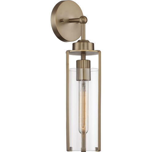 Marina 1 Light 5 inch Burnished Brass Vanity Light Wall Light