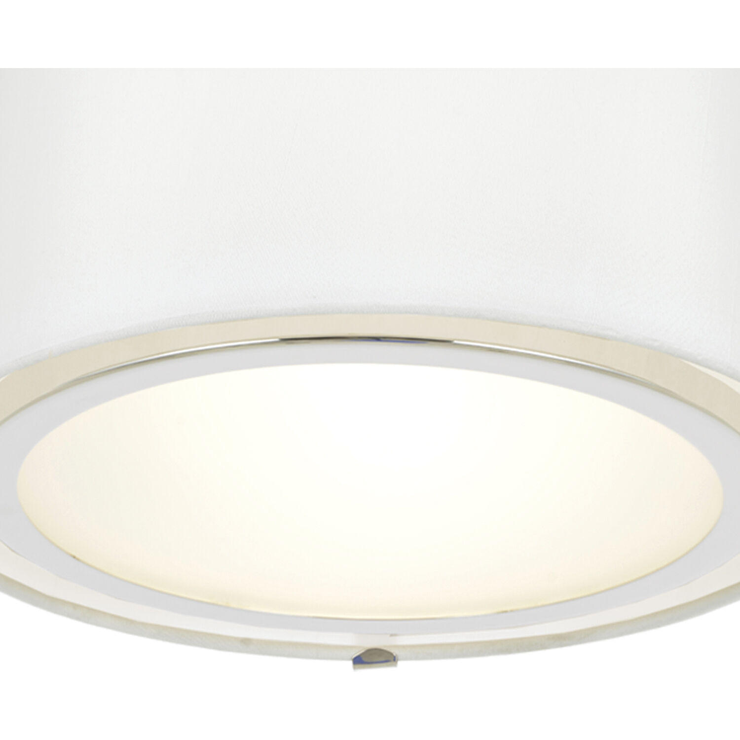 Fulton 2 Light 12 inch Polished Nickel Semi Flush Ceiling Light