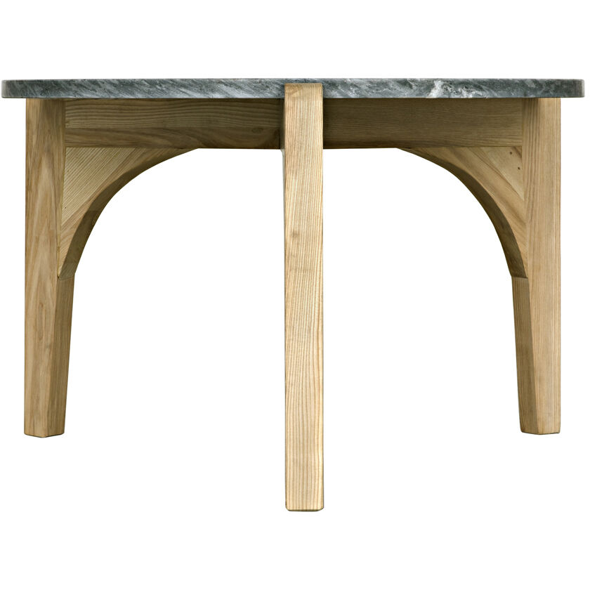 Confucius 33.5 X 33.5 inch Waxed Coffee Table