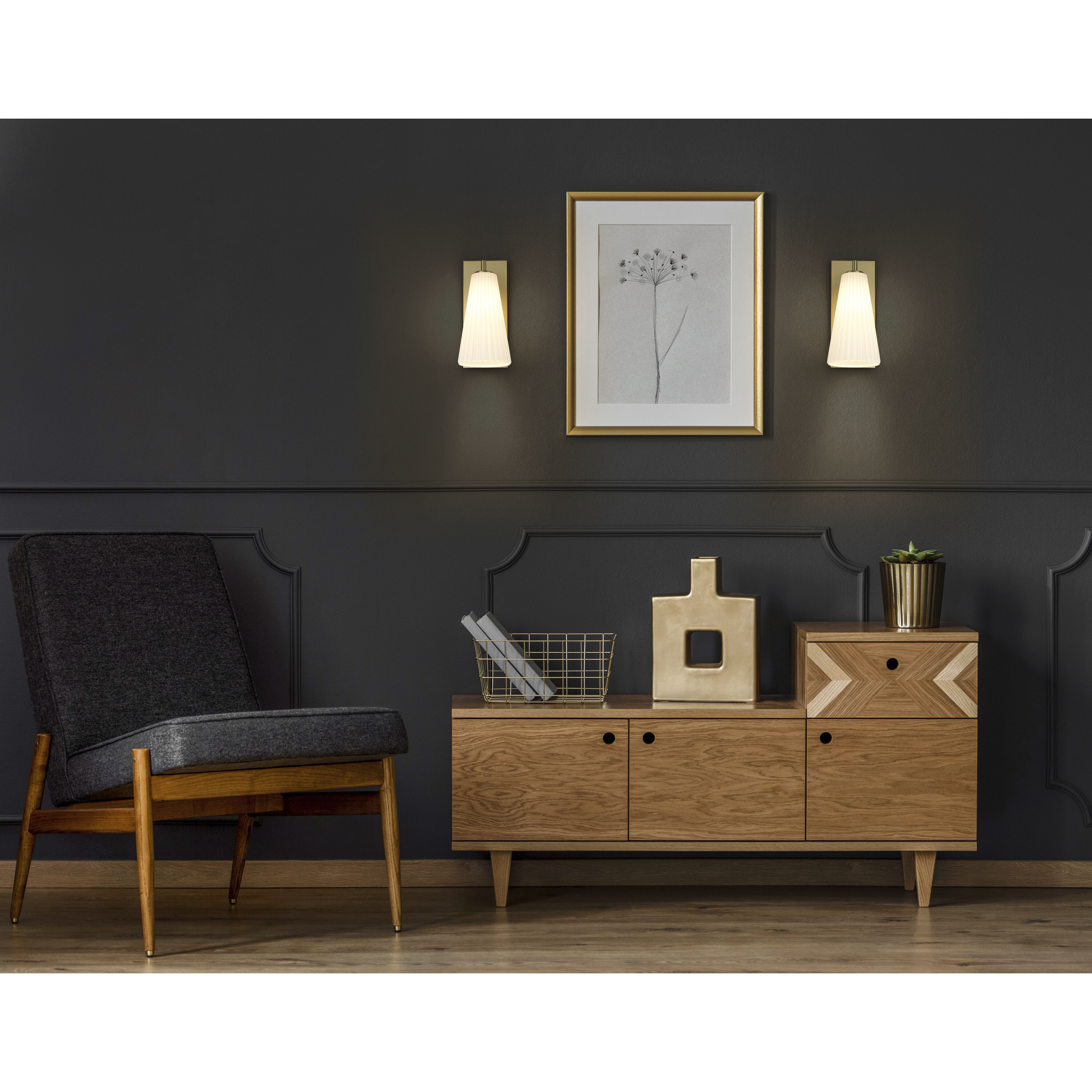 Farrell 1 Light 6 inch Modern Gold Wall Sconce Wall Light