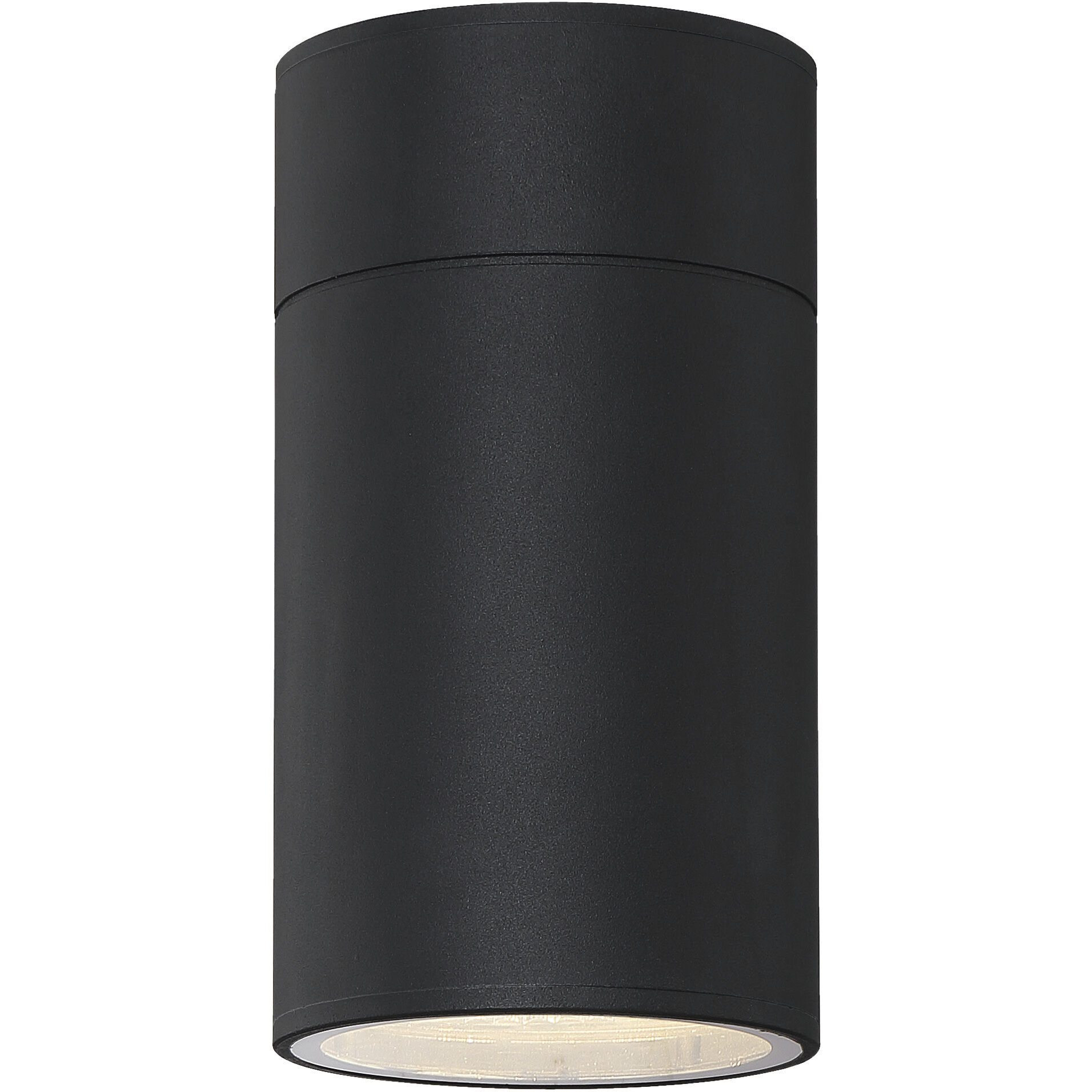 Pillar LED 8 inch Textured Black Outdoor Wall Mount 