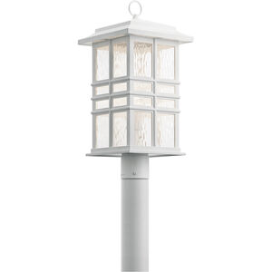 Beacon Square 1 Light 21 inch White Outdoor Post Lantern