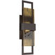 Sasha LED Statuary Bronze Outdoor Sconce