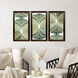 Palm Art Deco Green and Brown Framed Art, Propac