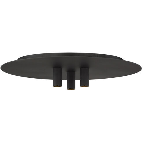 Sean Lavin Ponte LED 16 inch Natural Brass Flush Mount Ceiling Light in LED 90 CRI 3000K 120V, Integrated LED