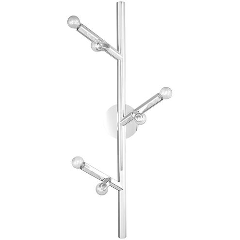 Oaks Wall Sconce Wall Light in Polished Nickel
