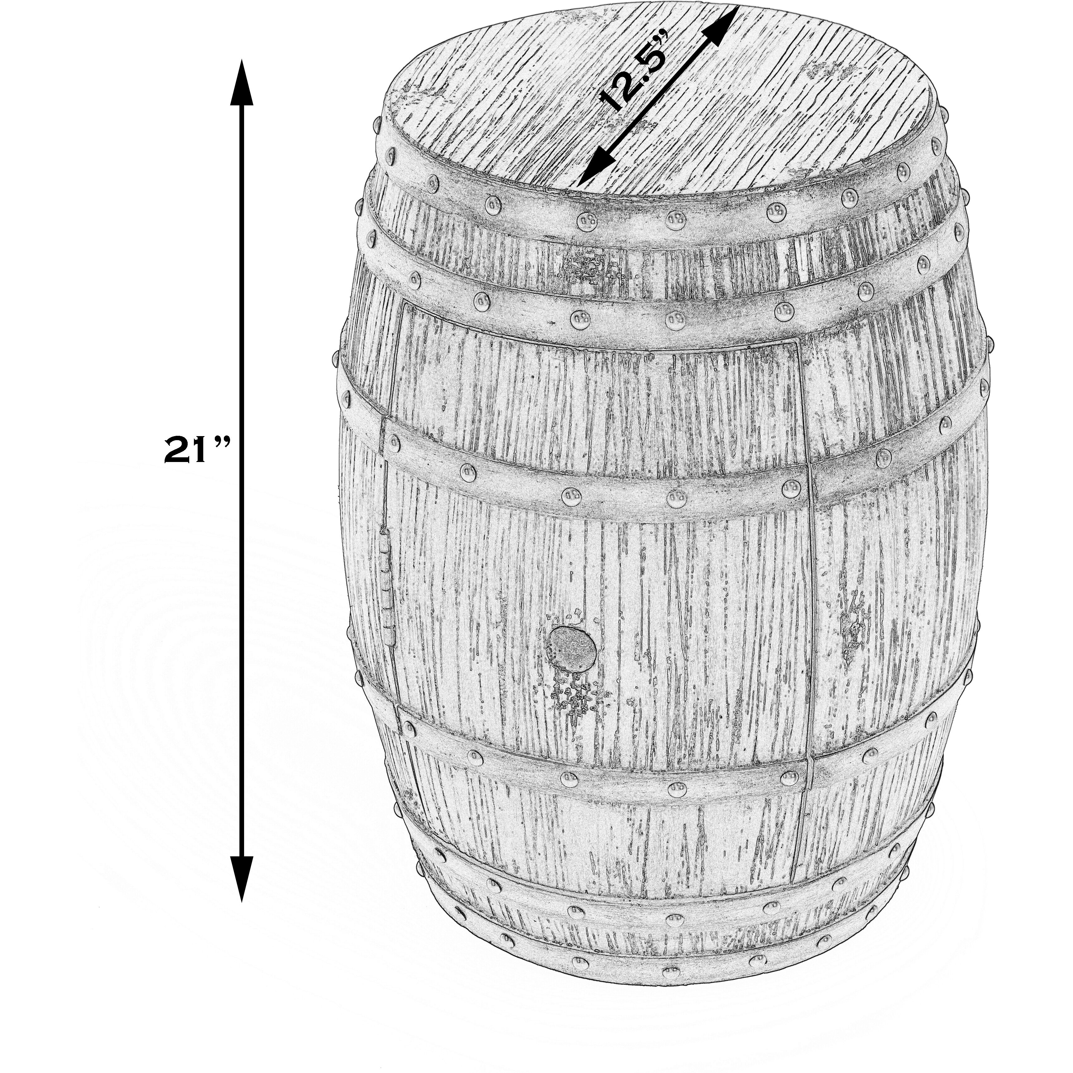 Calumet Rustic 21 X 16 inch Mountain Lodge Accent Table