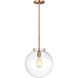 TOB by Thomas O'Brien Kate 1 Light 12 inch Satin Brass Pendant Ceiling Light