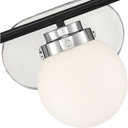 Elle 3 Light 24 inch Polished Nickel Vanity Light Wall Light