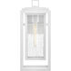 Coastal Elements Estate Series Republic 1 Light 16 inch Textured White Outdoor Wall Mount