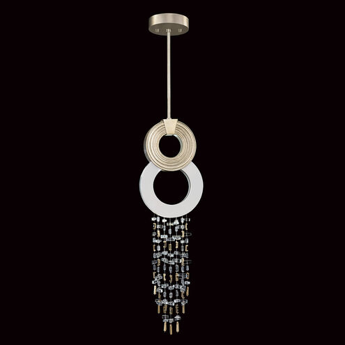 Capri 2 Light 10.5 inch Gold and White Pendant Ceiling Light