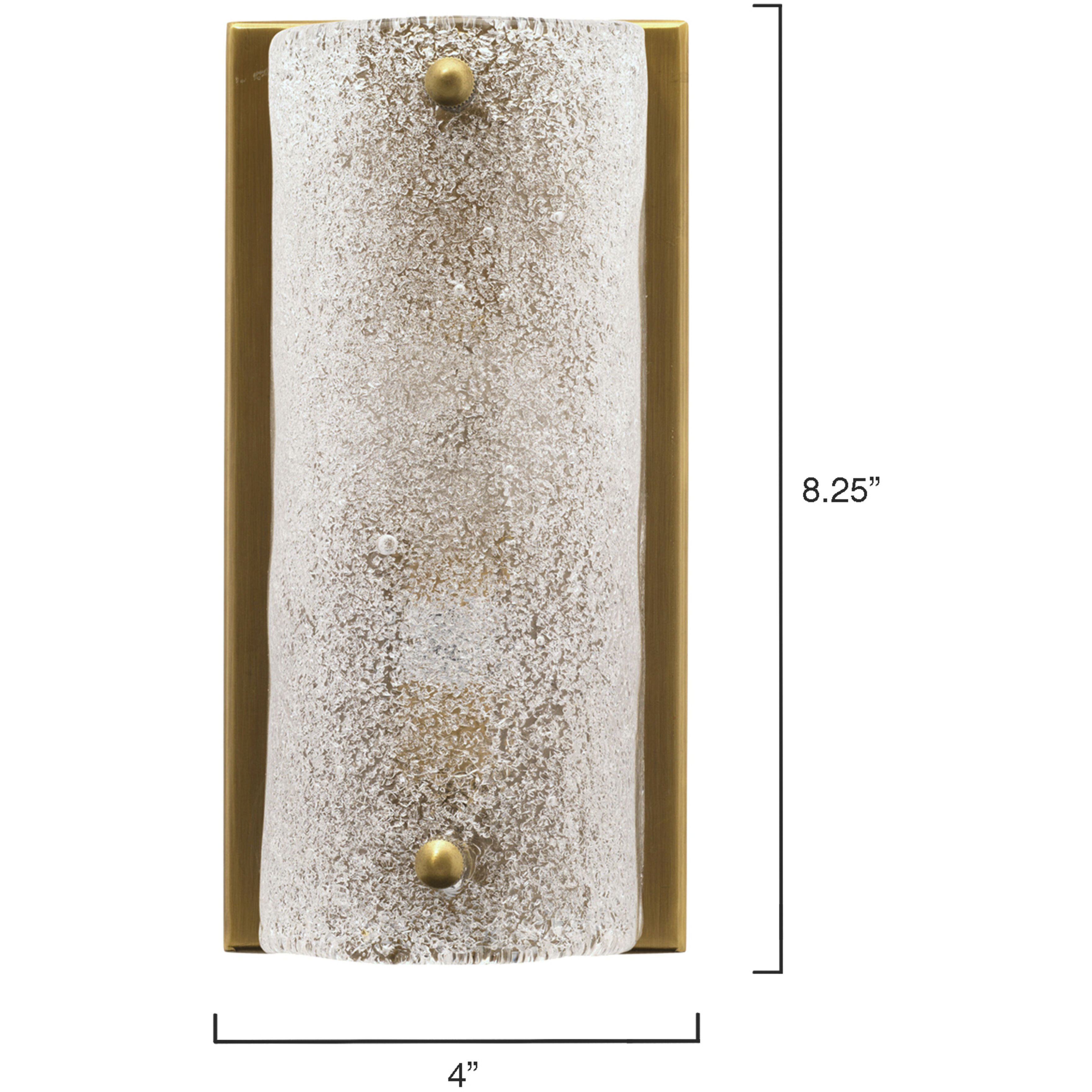 Moet Rounded 1 Light 5 inch Antique Brass Wall Sconce Wall Light