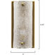 Moet Rounded 1 Light 5 inch Antique Brass Wall Sconce Wall Light