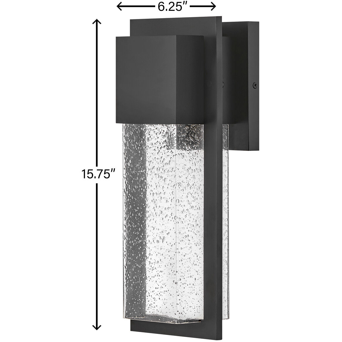 Alex LED 15.75 inch Black Outdoor Wall Mount, Coastal Elements