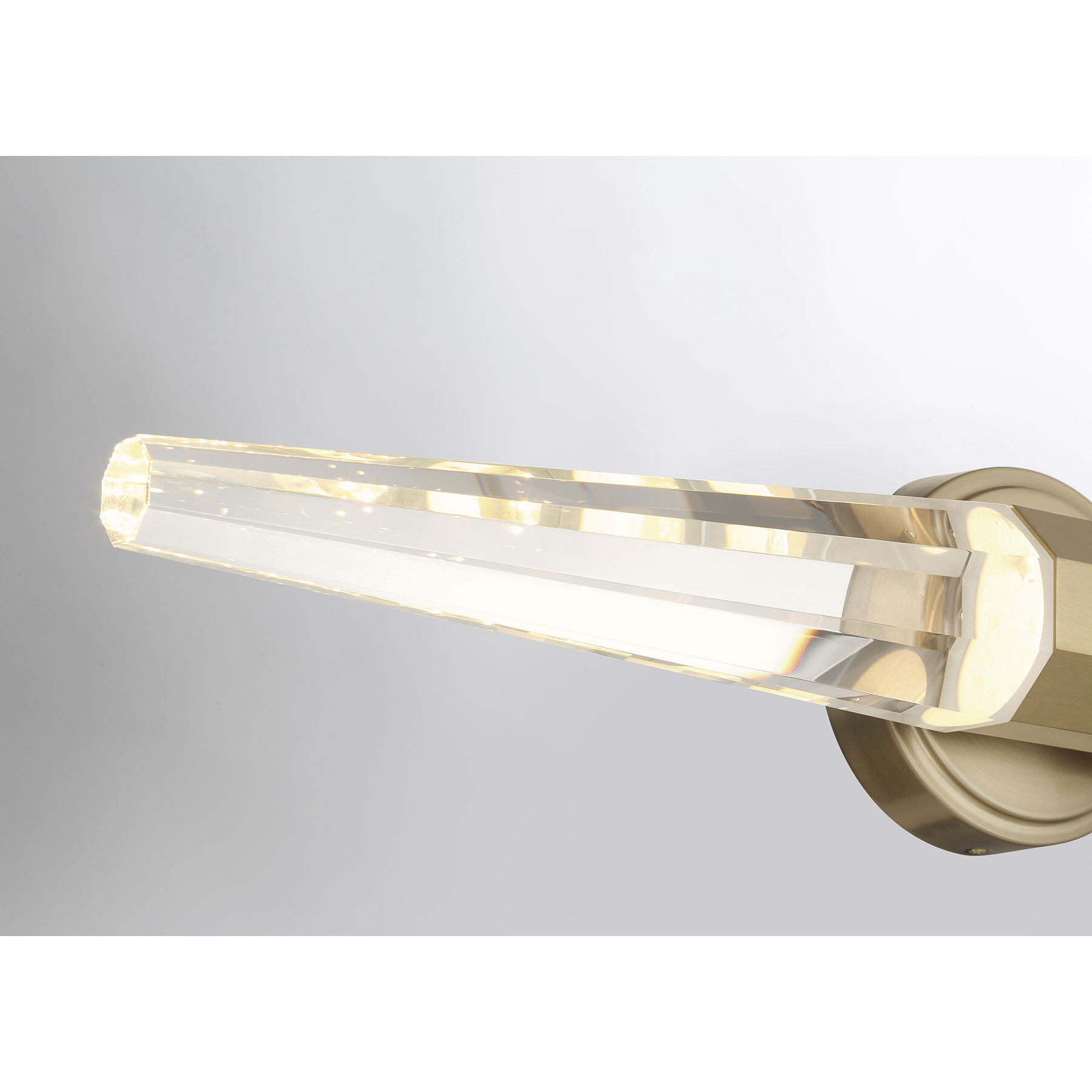 Beaumont LED 28 inch Noble Brass Bathroom Vanity Light Wall Light