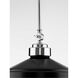 Loftin 1 Light Matte Black Pendant Ceiling Light