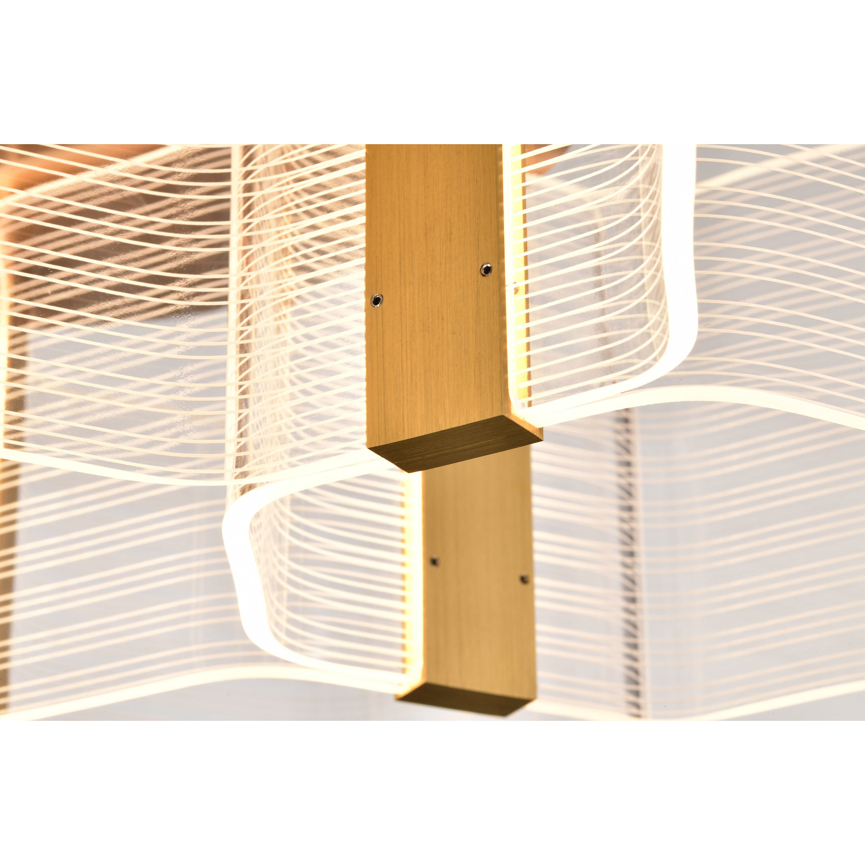 Kenzo LED 20.5 inch Polished Anodized Bronze Flush Mount Ceiling Light