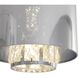 Marilyn 90 inch 9 watt Polished Chrome and Black Arc Floor Lamp Portable Light