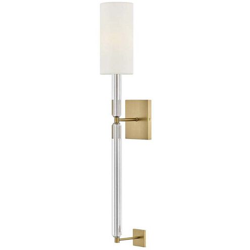 Anika Sconce Wall Light in Lacquered Brass