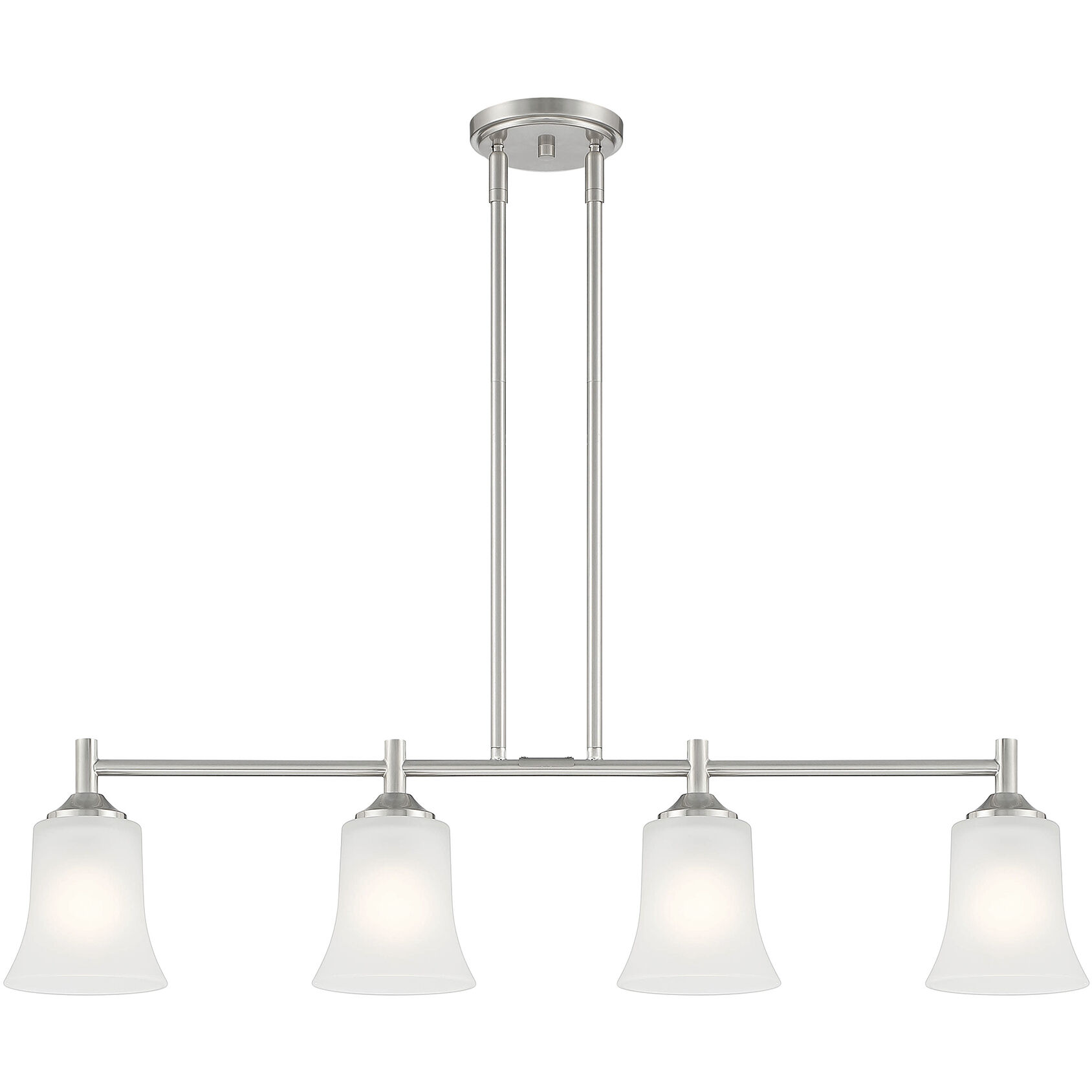 Bronson 4 Light 34 inch Brushed Nickel Island Light Ceiling Light