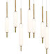 Cumberland LED 22 inch Mix Chandelier Ceiling Light