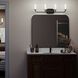 Mack 4 Light 31.5 inch Matte Black Vanity Light Wall Light