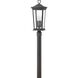 Bromley LED 23 inch Museum Black Outdoor Post Mount Lantern, Low Voltage