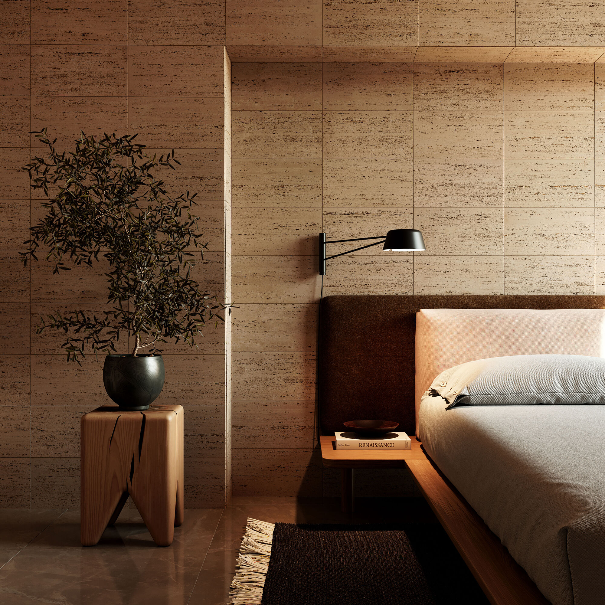 Ray 6.25 inch 9.00 watt Satin Black Wall Lamp Wall Light