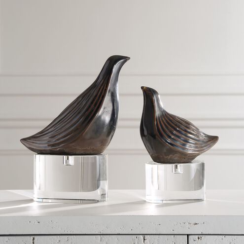 Nesting Bird 9.5 X 7.5 inch Sculptures, Set of 2