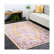 Antioch 126 X 94 inch Bright Pink Indoor Area Rug, Rectangle