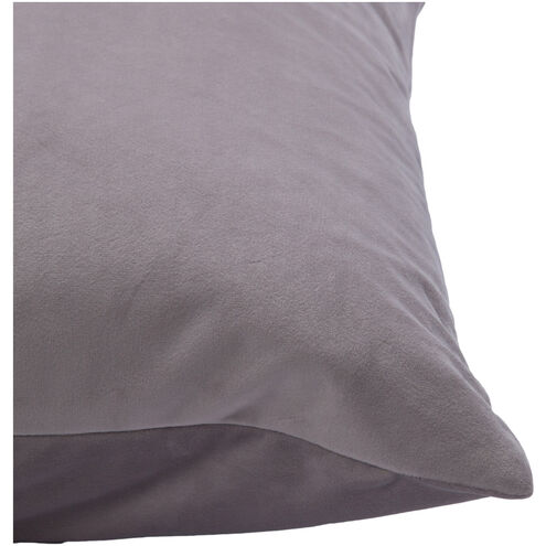 Gaia 20 inch Light Grey Pillow