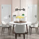 Copenhagen 5 Light 25 inch Black Chandelier Ceiling Light