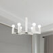 Solna 6 Light 24 inch Brushed Nickel Chandelier Ceiling Light