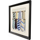 Hanging Ties Multi and Blue and Green and Yellow Framed Art